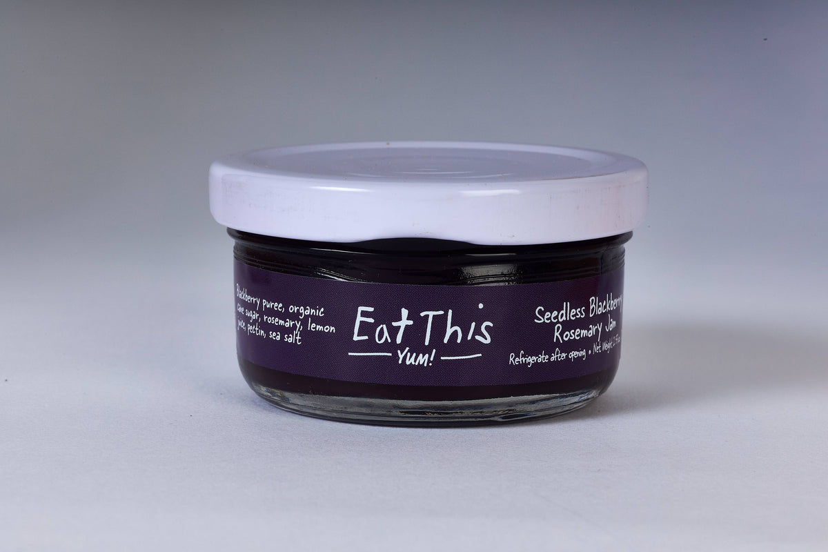 Seedless Blackberry Rosemary Jam : 7 OZ