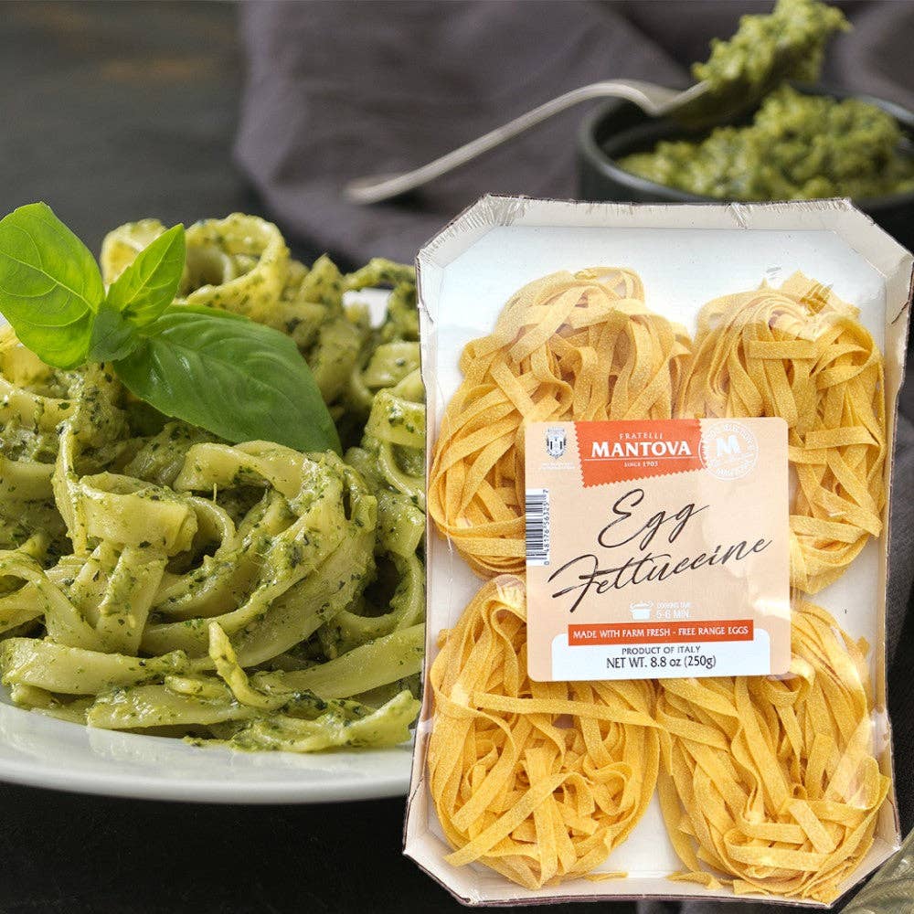 Mantova Egg Fettuccine Pasta, 8.8 oz.