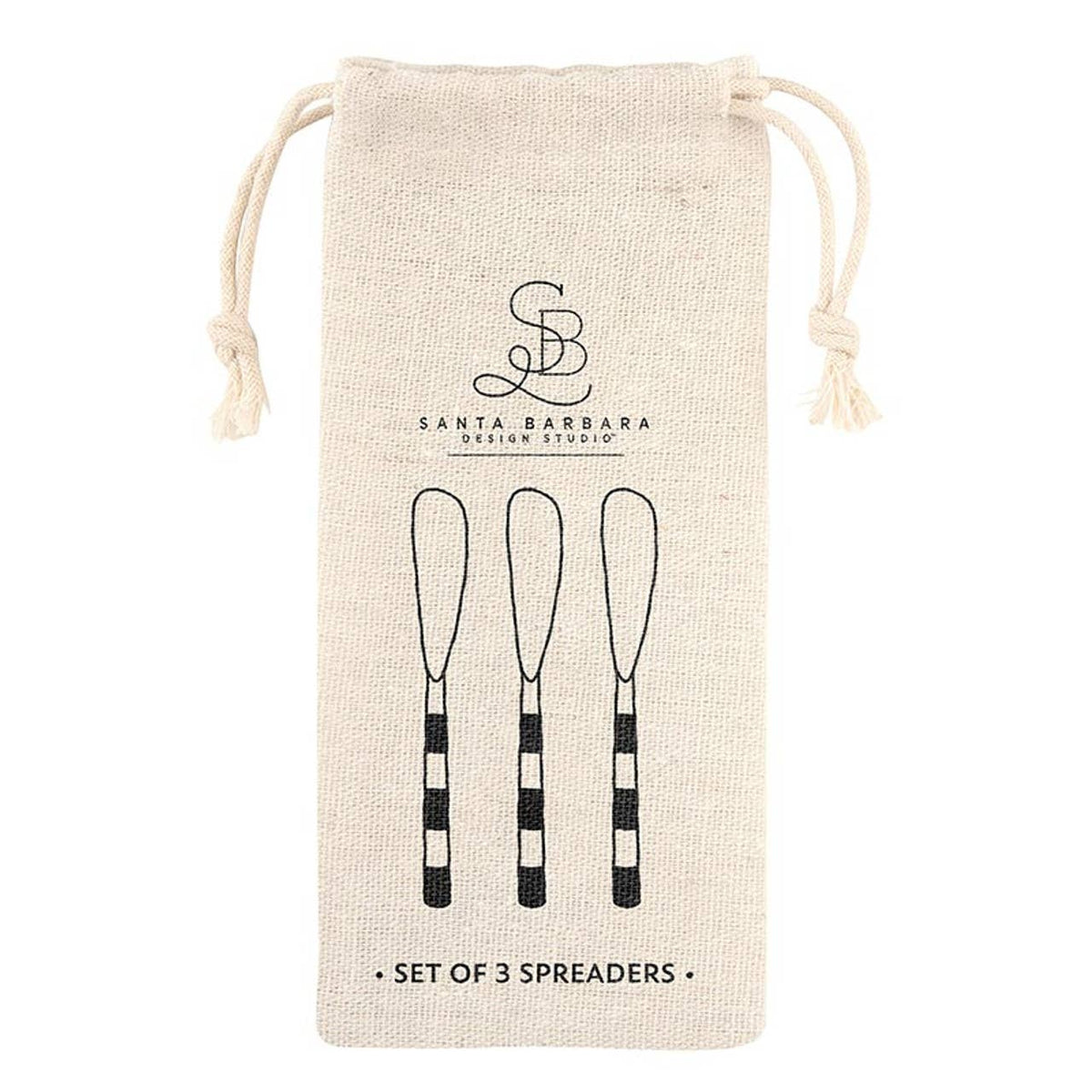 Striped Spreaders - Set of 3: Material