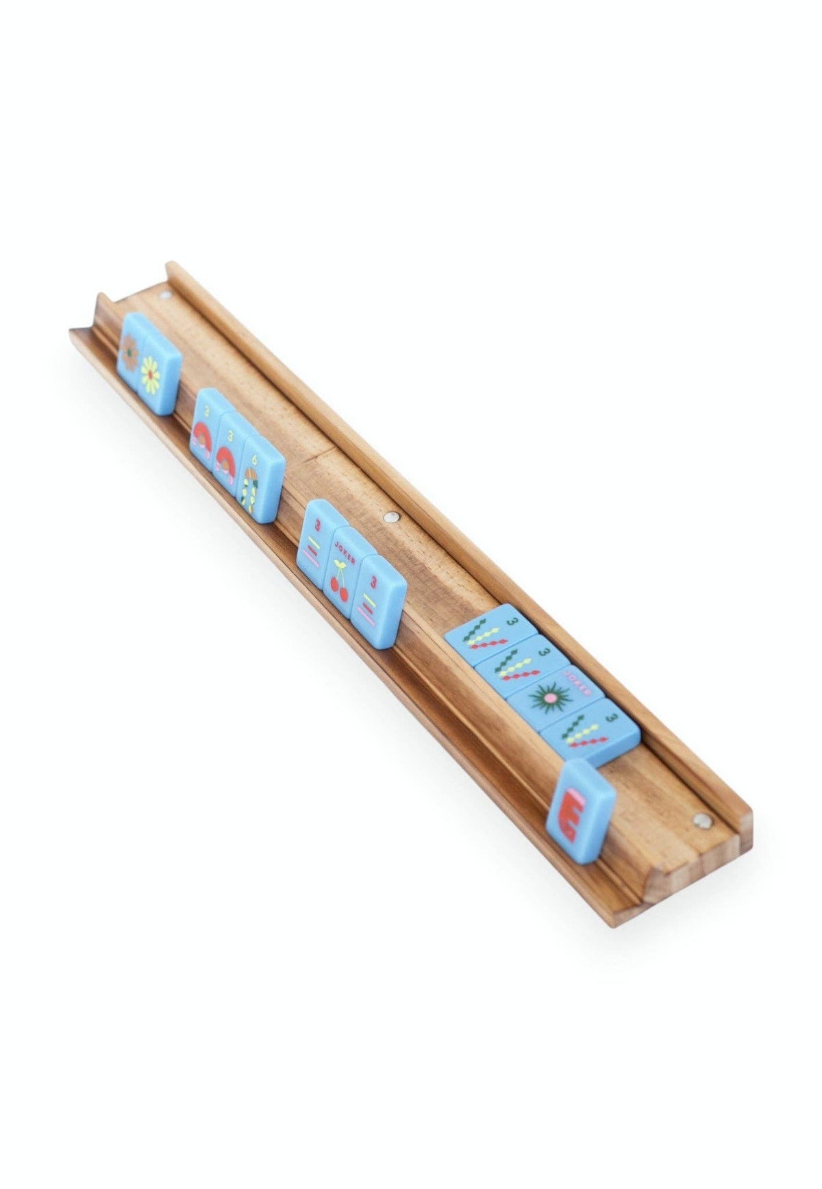 Mahjong Racks & Pushers (Set of 4): Navy