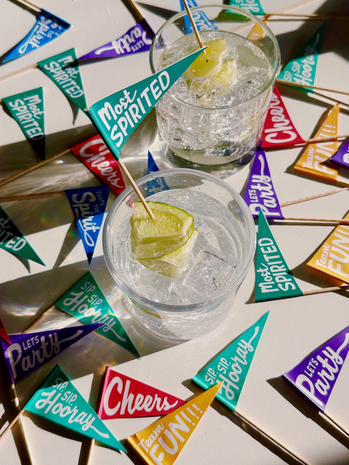 Most Spirited - Pennant Cocktail Picks