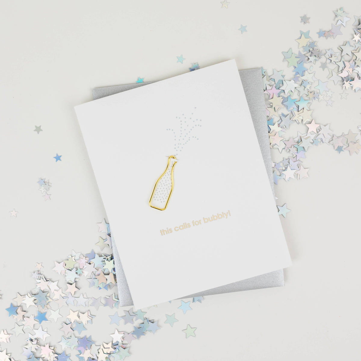 'This Calls for Bubbly!' - Congrats Card