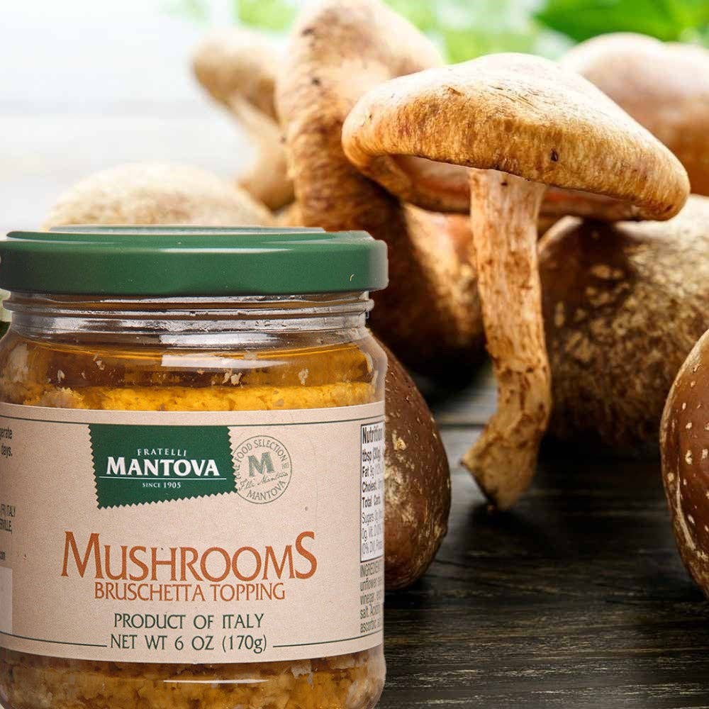 Mantova Mushroom Bruschetta, 6 oz.