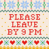 Holiday Cocktail Napkins | Leave By 9pm - 20ct: Default Title