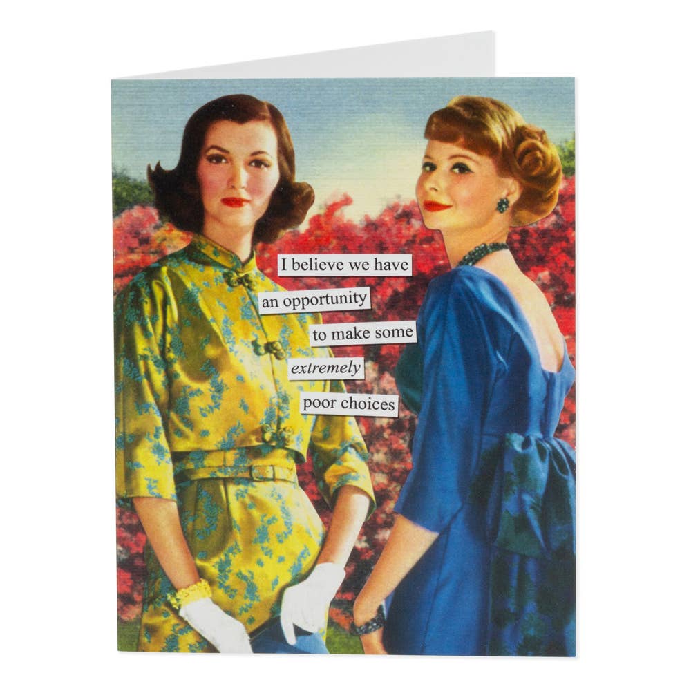 Birthday Card Poor Choices Anne Taintor