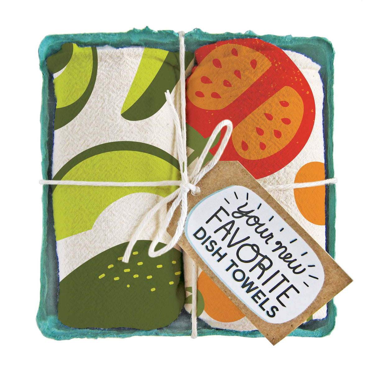 HOLY GUACAMOLE (Avocado, Tomato) - Tea Towel Set of 2