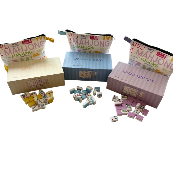 Mahjong Studios – American Mahjong Tile Set Butter Bloom: Lilac Bloom