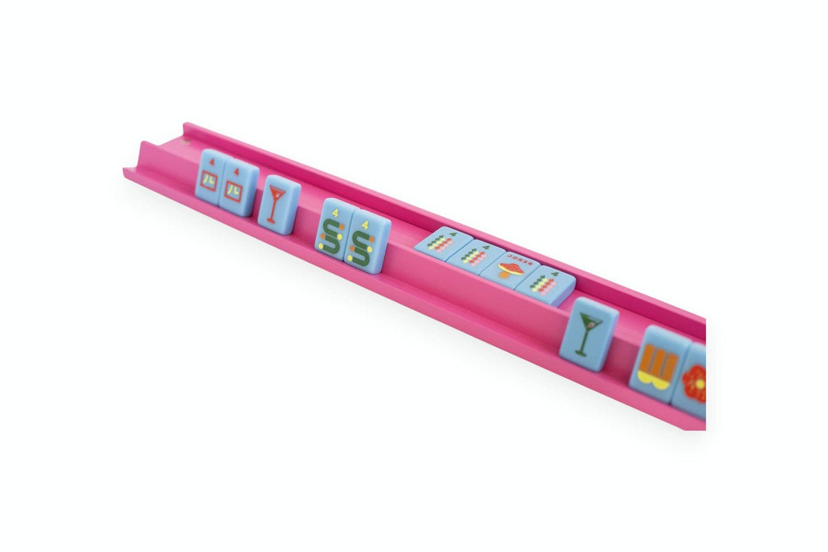 Mahjong Racks & Pushers (Set of 4): Navy