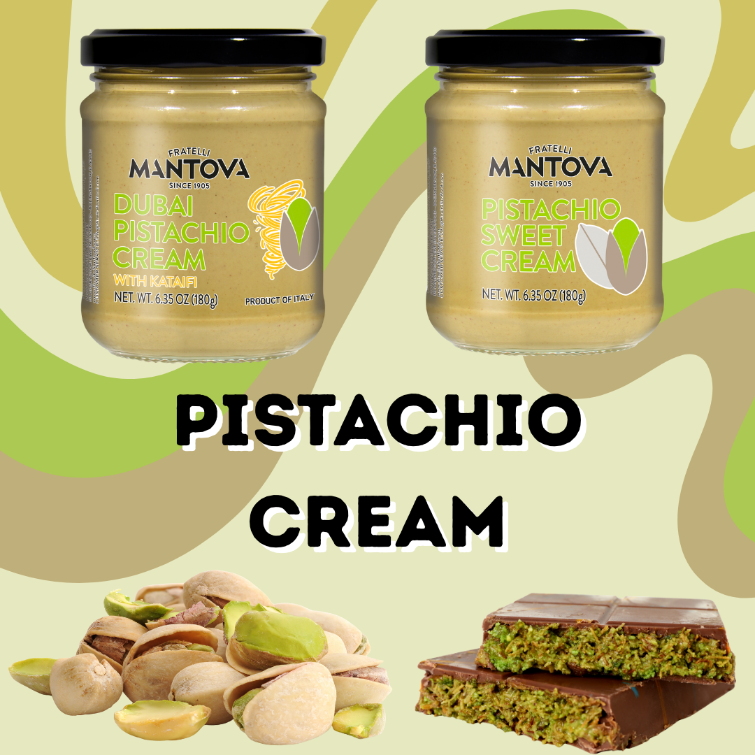 Mantova Dubai Pistachio Cream with Kataifi, 6.35 oz