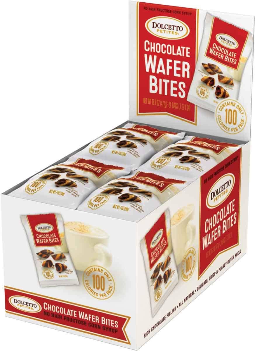 Dolcetto Chocolate Wafer Bites  (0.7 oz Grab ‘n’ Go Pack)