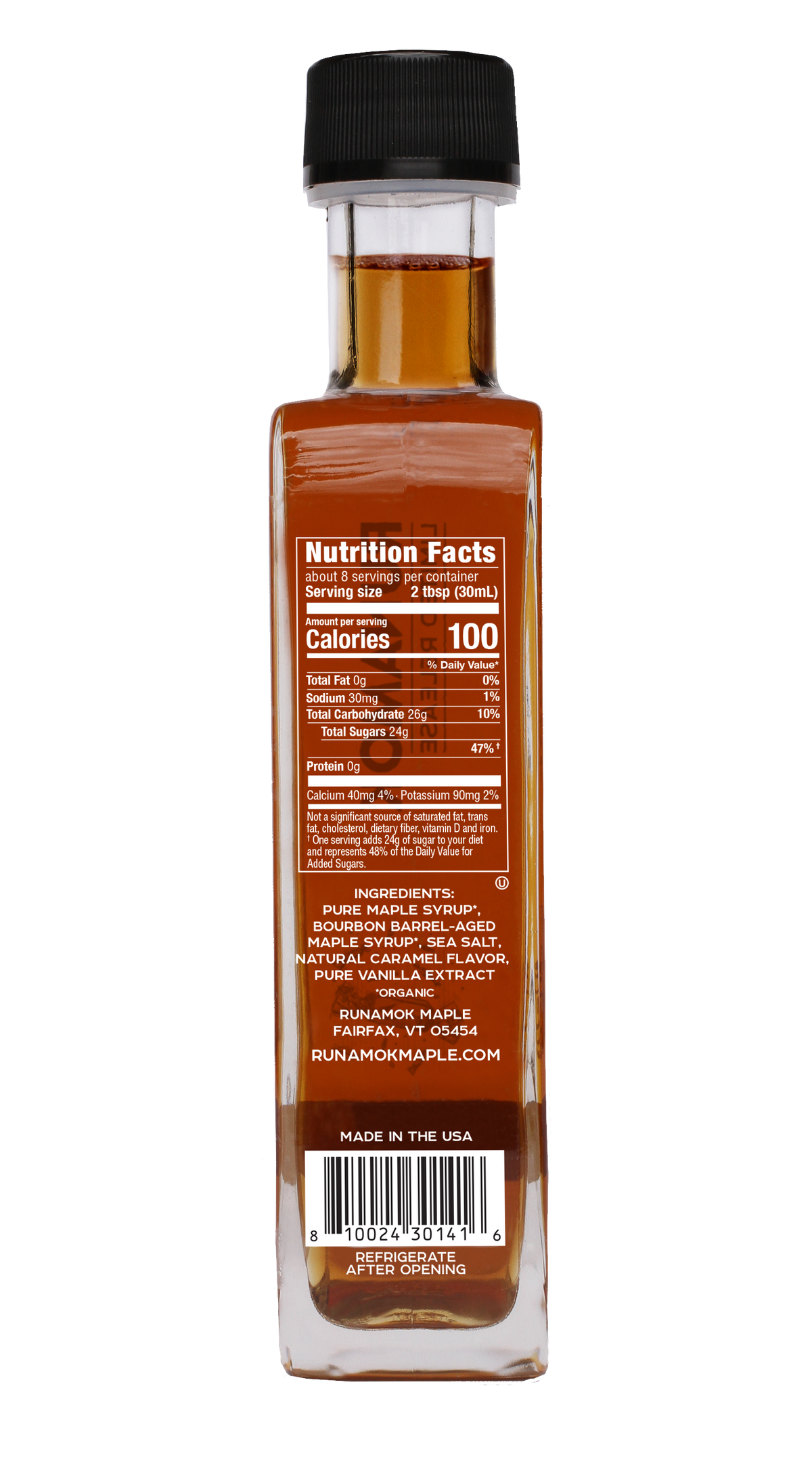 Salted Caramel Infused Maple Syrup 250ml
