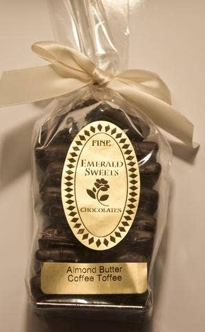 Almond Butter Coffee Toffee Dark Chocolate   (6oz)