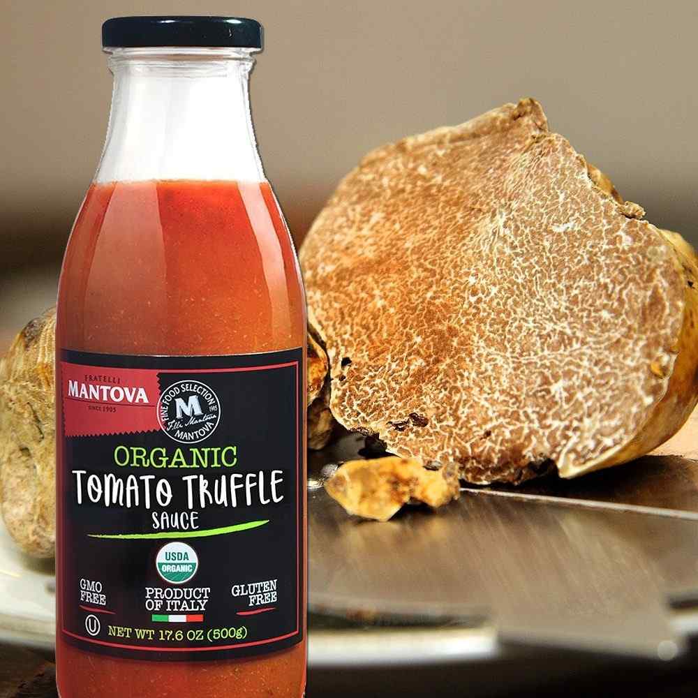 Mantova Organic Tomato Truffle Sauce, 17.6 oz.