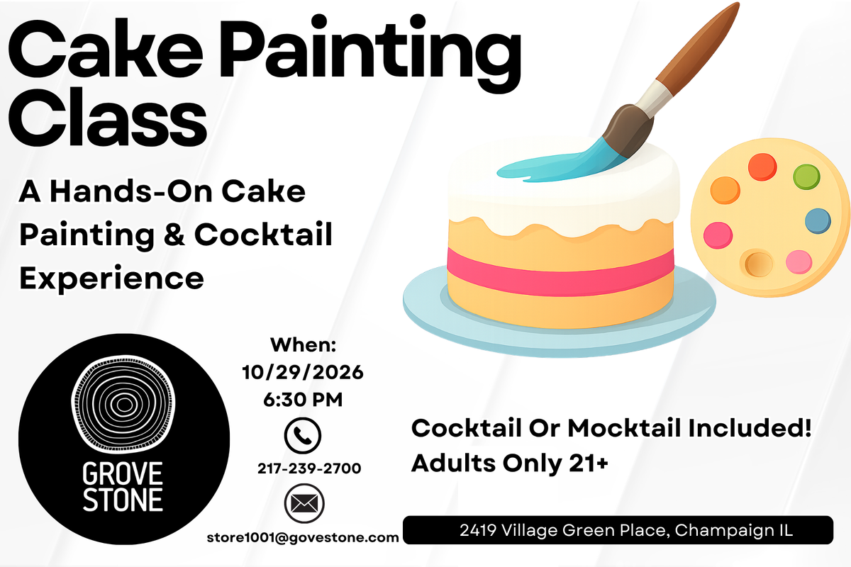 10/29/2026 Paint & Sip: Cake Painting Workshop