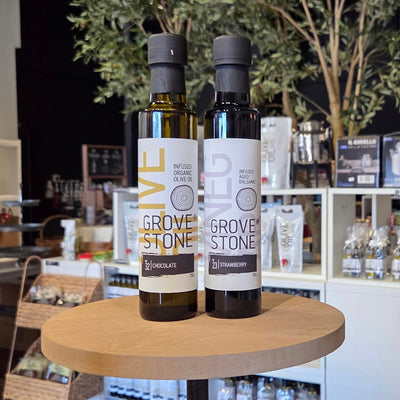 February Monthly Pairing - Chocolate Olive Oil & Strawberry Balsamic Reduction