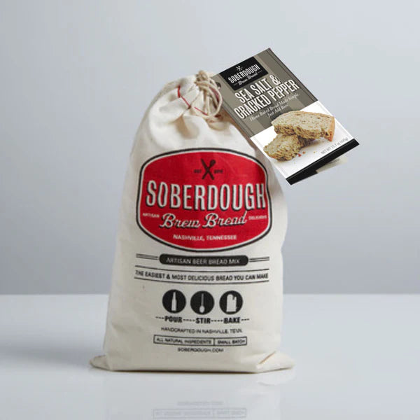 Soberdough Brew Bread: Sea Salt & Cracked Pepper