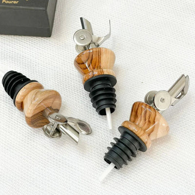 Self-Closing Wood Spout