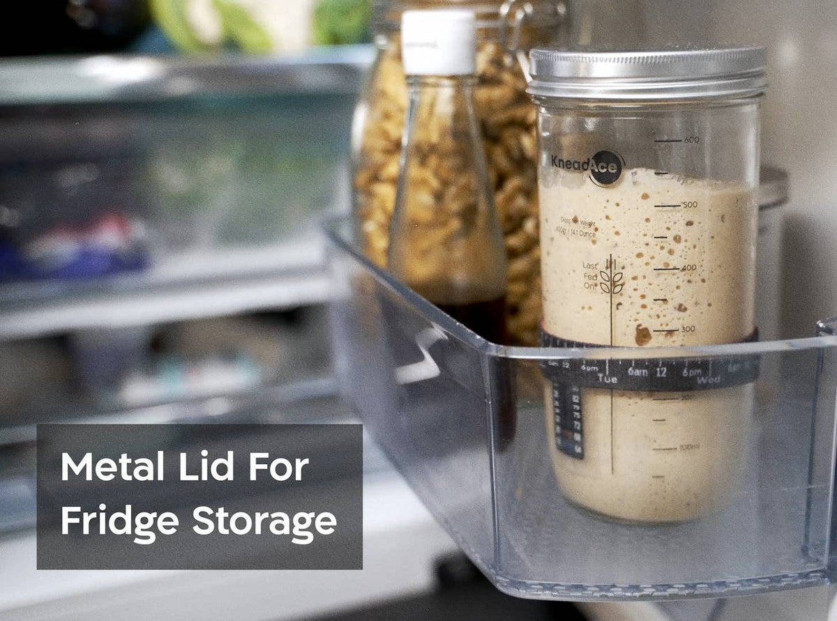 KneadAce® 24oz Sourdough Starter Jar: Single Pack