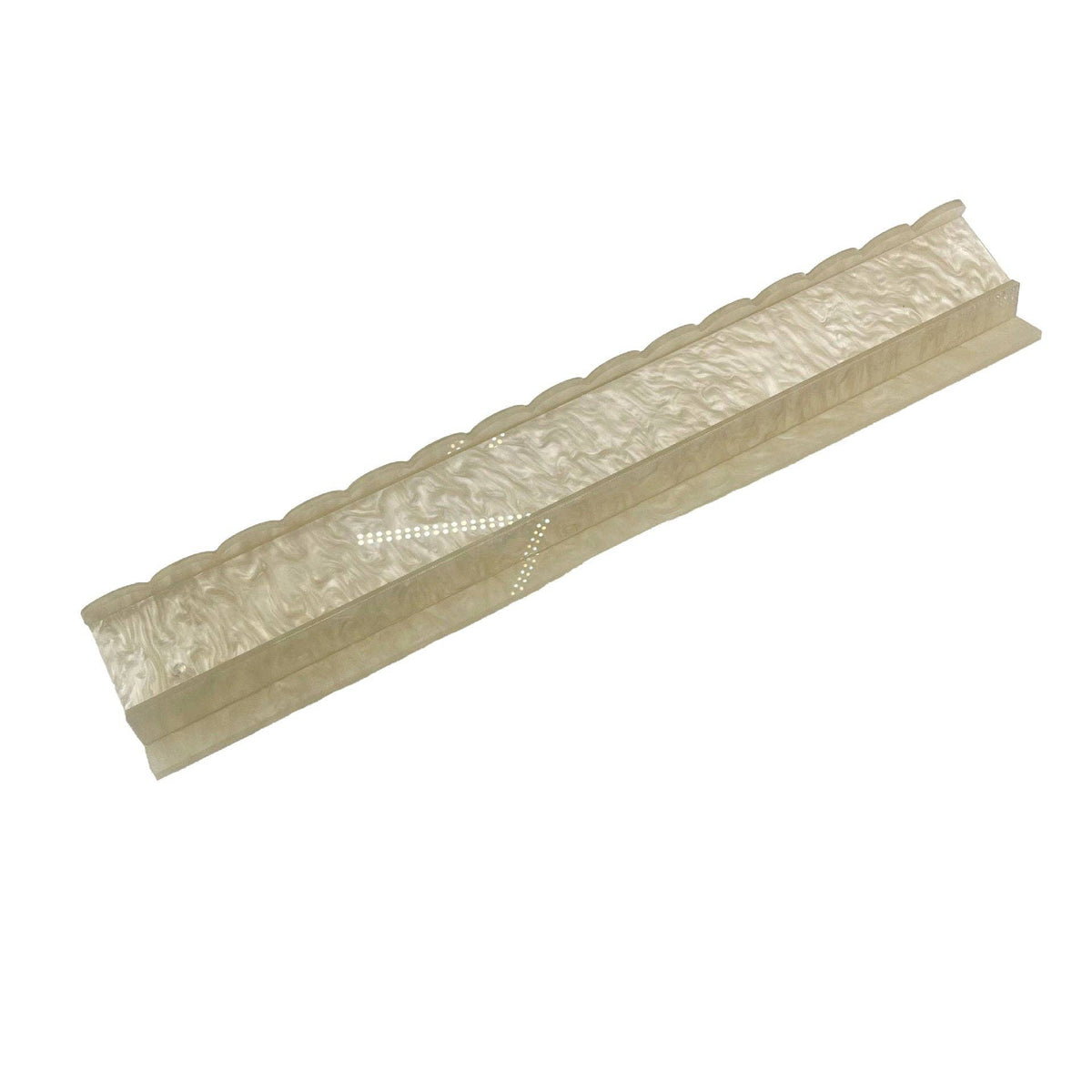 American Mahjong Racks Set–20" Acrylic Tile Rack & Pusher: Pearl Light Green