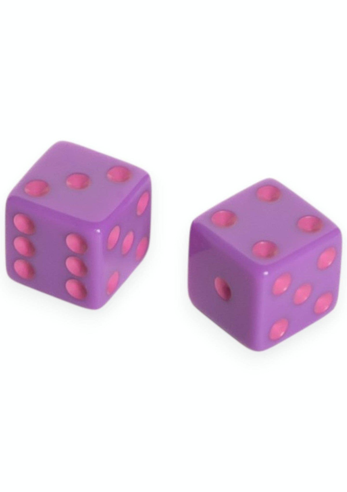 Dice (set of 2): Dark Green with Light Blue