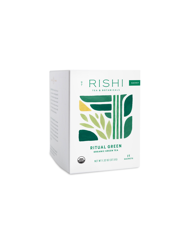 Strawberry Rizz Ritual Green Ritual Green Organic Green Tea Sachets - Grovestone