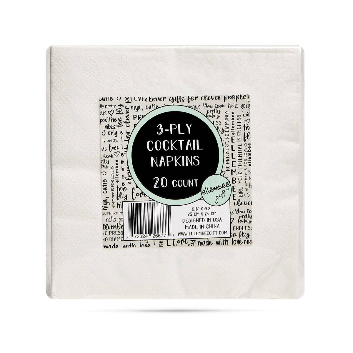 My husband just said "calm down". Cocktail Napkins
