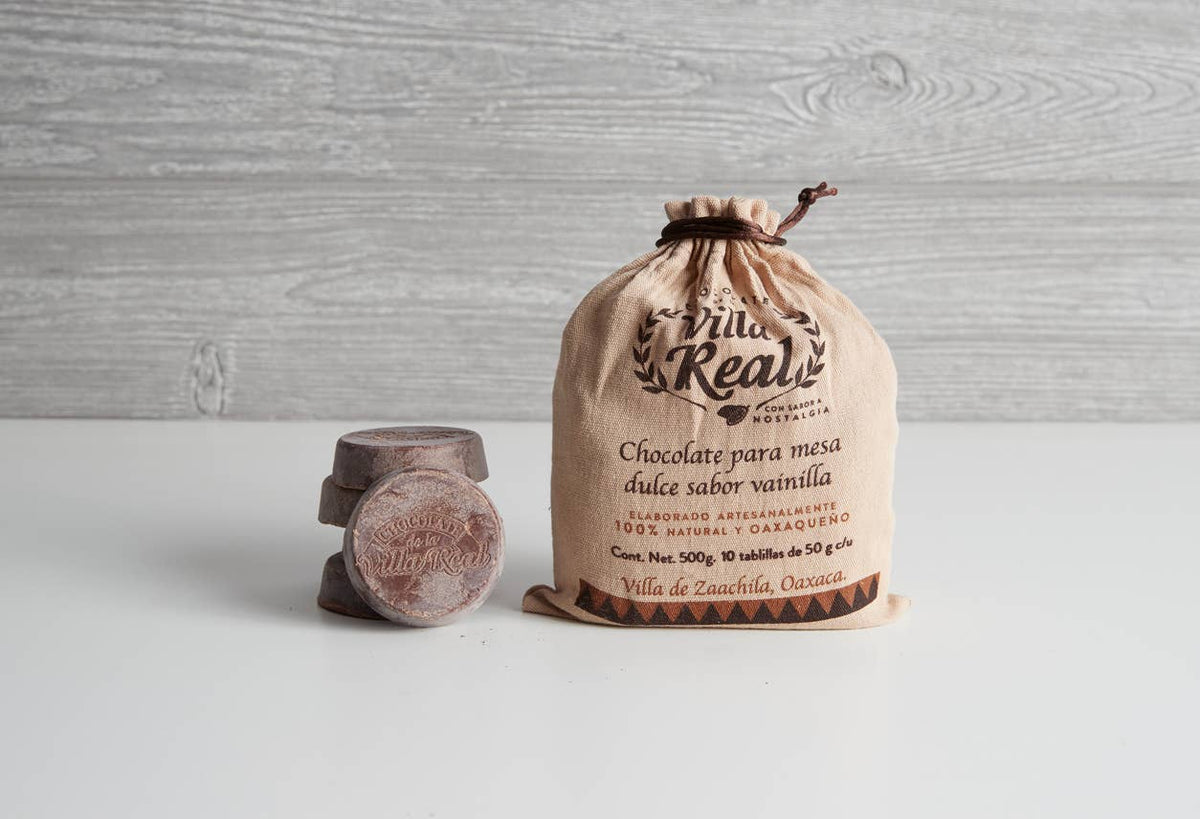 Villa Real Mexican Hot Chocolate: Vanilla / Small - 5 Discs