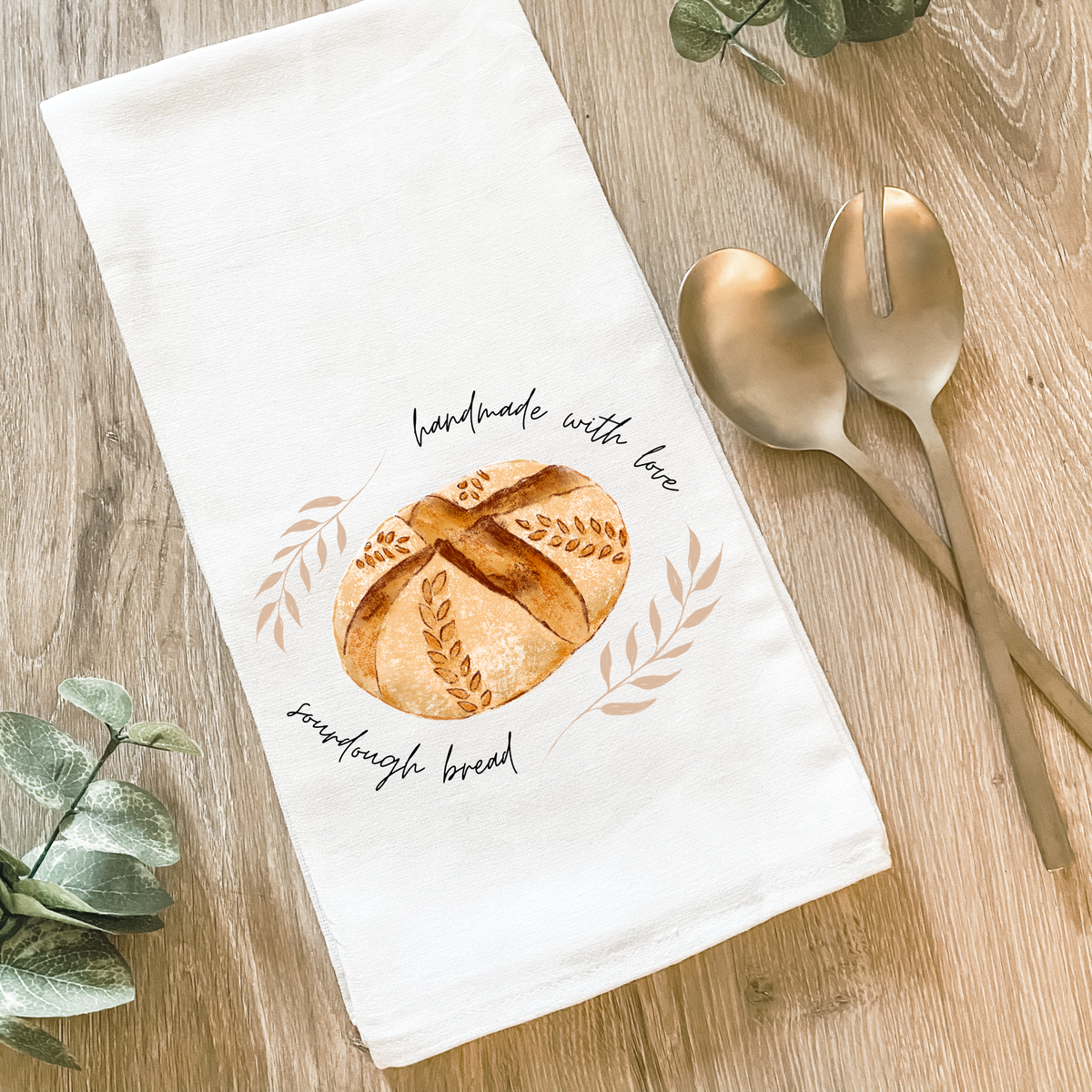 Sourdough Bread - Cotton Tea Towel