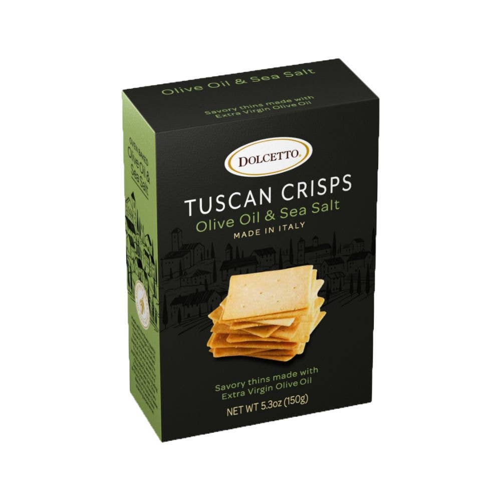 Dolcetto Tuscan Crisps - Olive Oil & Sea Salt 5.3oz
