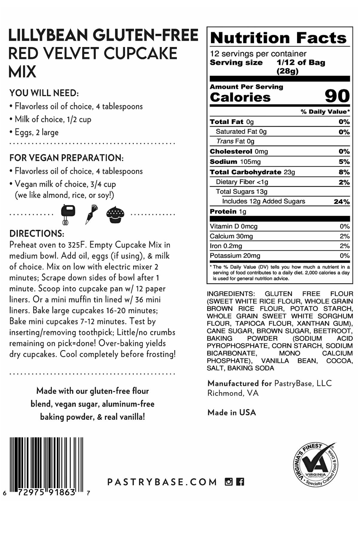 Red Velvet Cupcake Mix