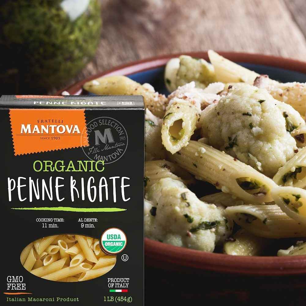 Mantova Organic Penne Rigate Pasta, 1 lb
