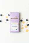 Fruity  
Dark Chocolate Blueberry Passion Fruit Bar