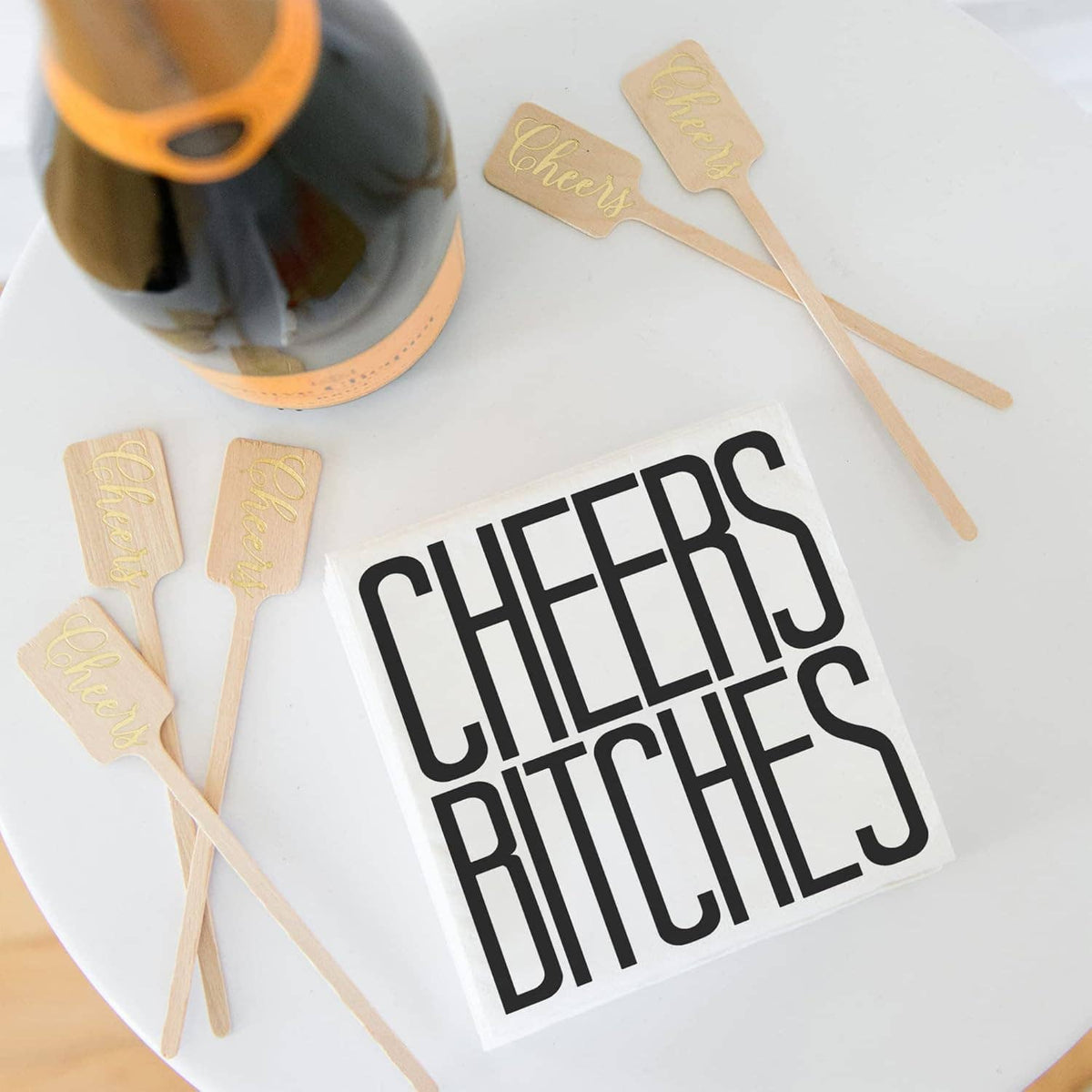 Twisted Wares Funny Cocktail Napkins – CHEERS BITCHES Pack