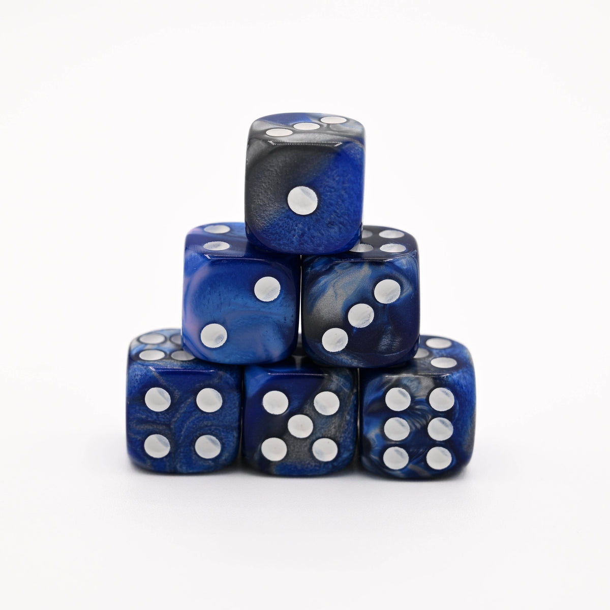Mahjong Dice (Pair of 2): Pink & Teal