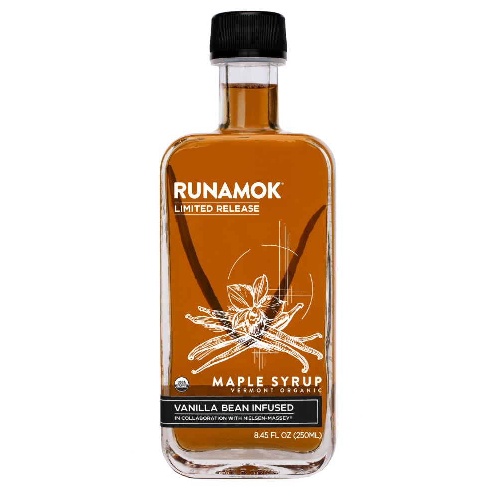 Vanilla Bean Infused Organic Maple Syrup 250ml
