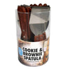Spatula 7.5" W/ Wood Handle Bucket /24