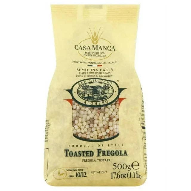 Casa Manca San Giuliano Toasted  Fregola Sarda Pasta 17.6oz