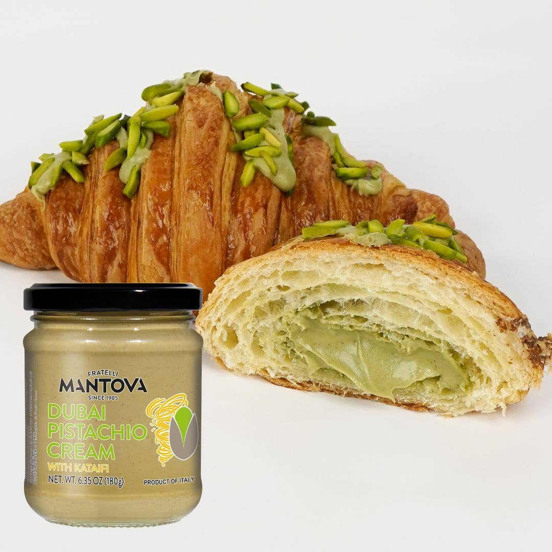 Mantova Dubai Pistachio Cream with Kataifi, 6.35 oz