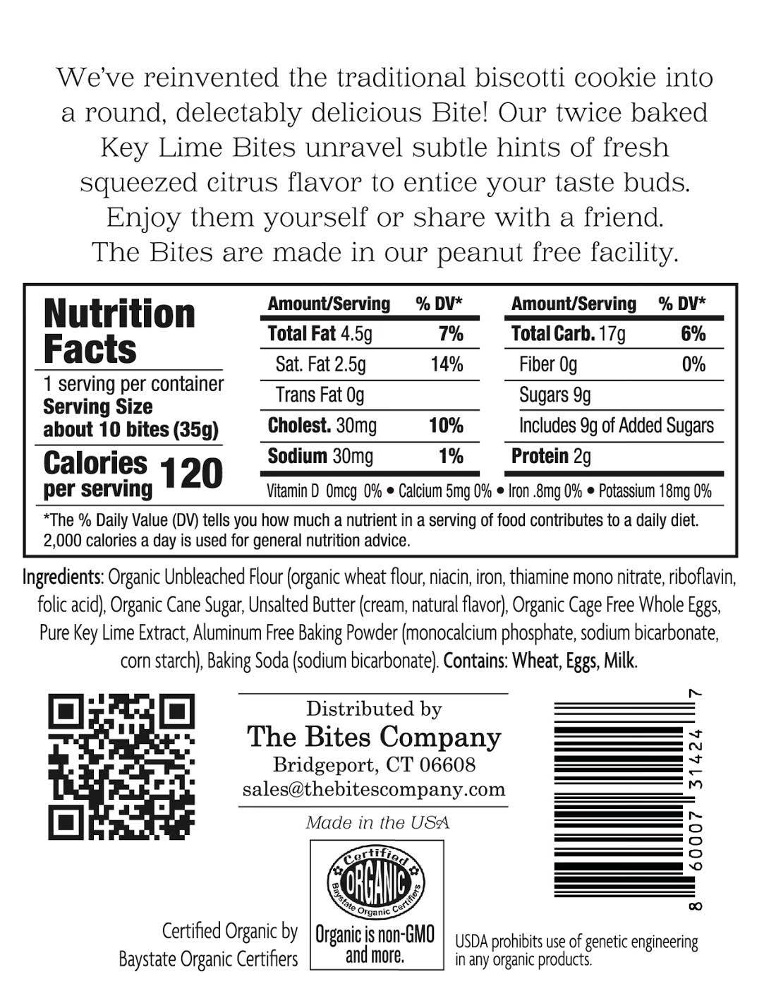 The Bites To Go! Key Lime Flavor