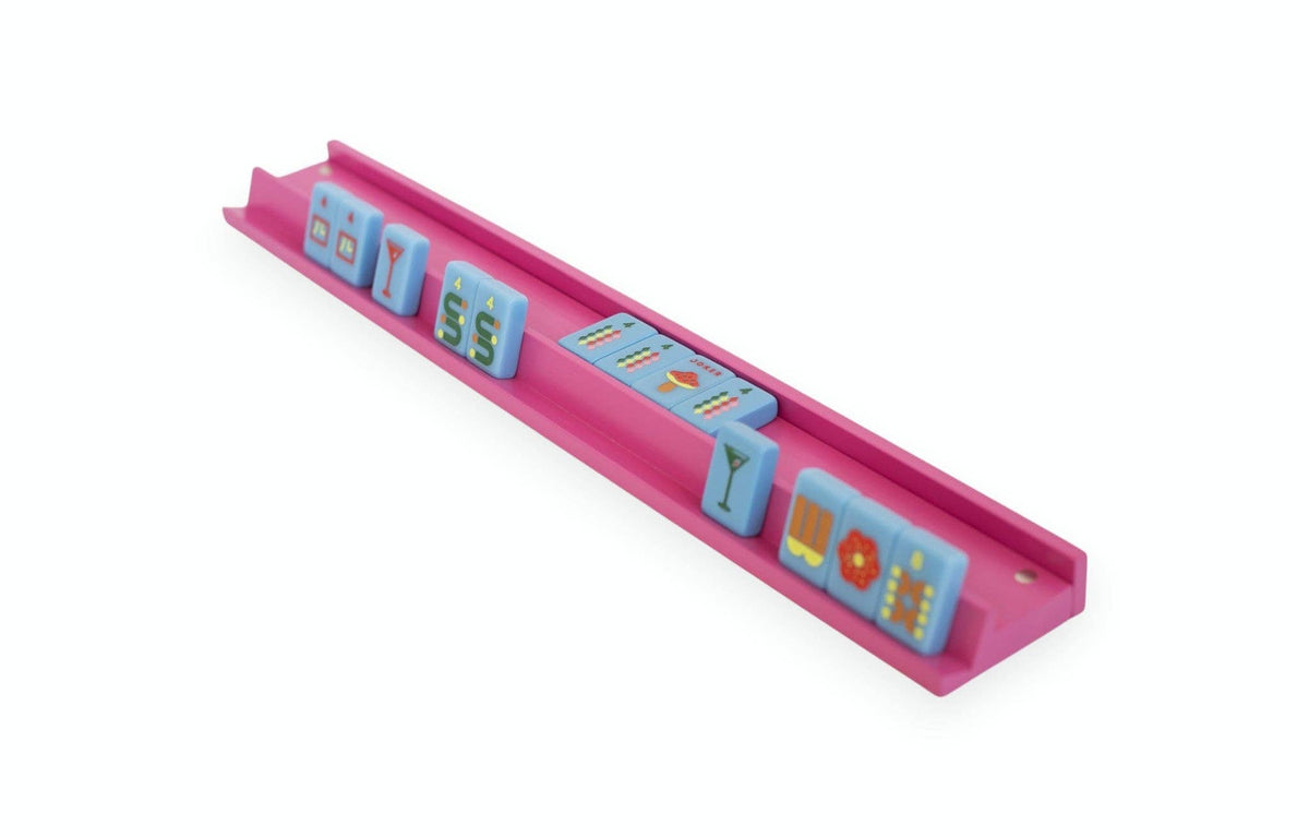 Mahjong Racks & Pushers (Set of 4): Navy