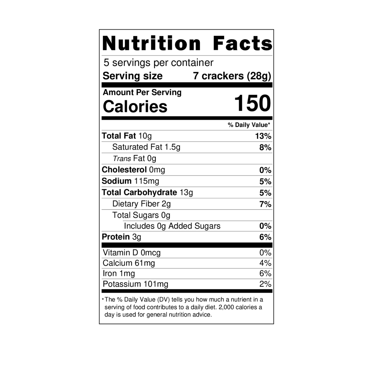 Rosemary Crackers - 5oz - 12 Per Case