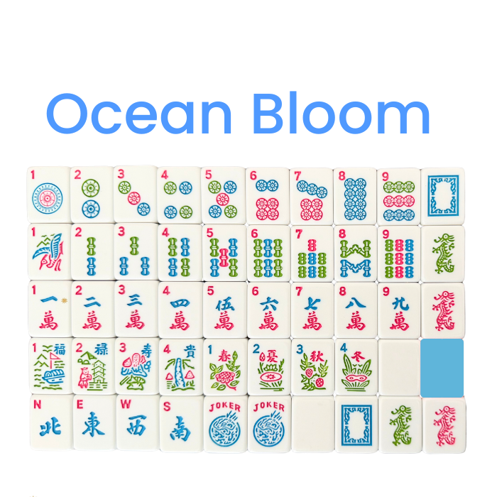 Mahjong Studios – American Mahjong Tile Set Butter Bloom: Lilac Bloom