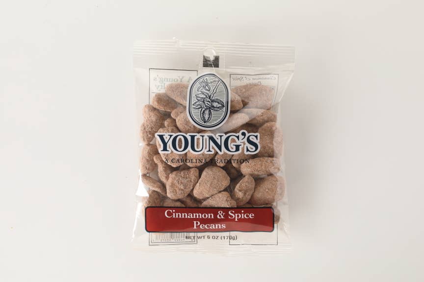 Cinnamon Glazed Pecans 6oz Snack Bag