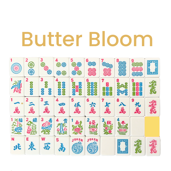 Mahjong Studios – American Mahjong Tile Set Butter Bloom: Lilac Bloom