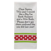 XP-101 Dear Santa, This year CHRISTMAS TOWEL