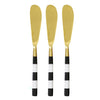 Striped Spreaders - Set of 3: Material