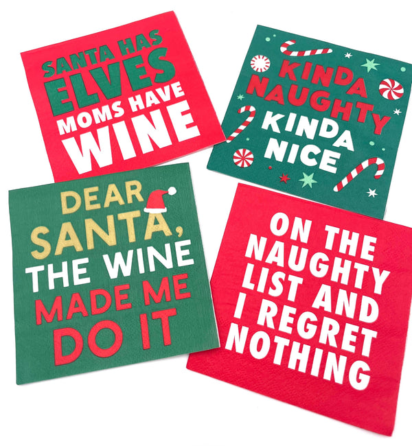 Christmas Cocktail Funny Napkins