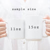 Blow Me - Blowing Dandelion Coffee Mug: White/White / 11 oz.