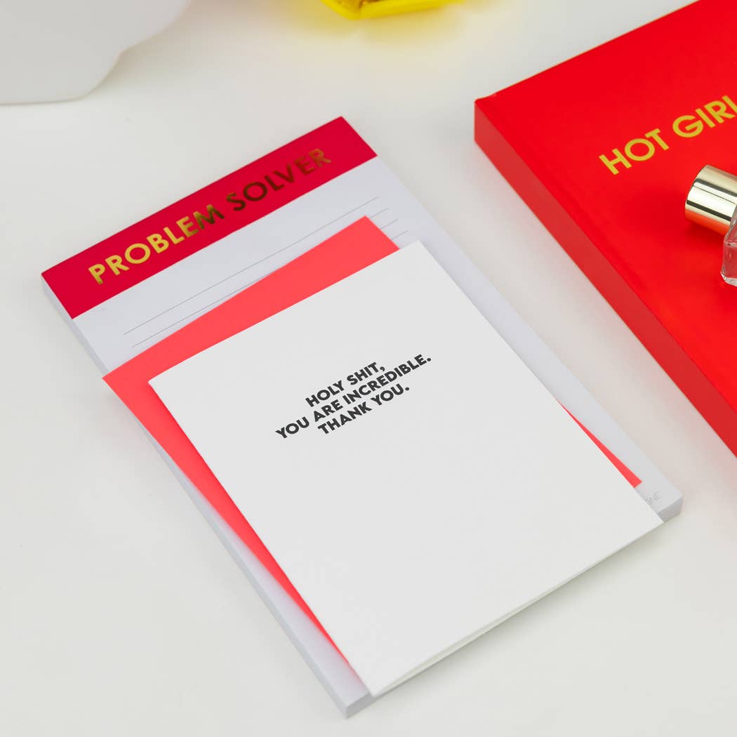 Holy Shit You Incredible' - Funny Thank You Card