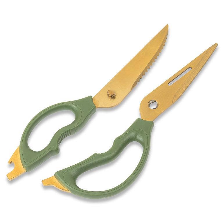 Multi Purpose Kitchen Shears-9"L: White